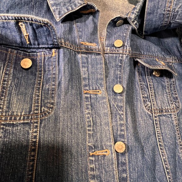 VTG 📌GEGRGE essentials 80s Denim Jacket - Picture 11 of 15